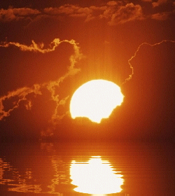 superbe coucher de soleil !!!